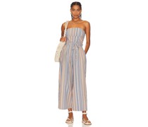 Free People JUMPSUIT ROAMING SHORES in Blue