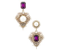 Anton Heunis OHRRINGE ASYMMETRIC CHANDELIER in Metallic Gold.