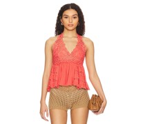 Free People TOP ADELLA in Coral