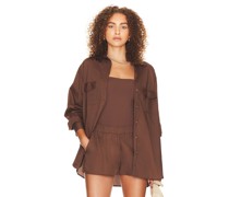 FAITHFULL THE BRAND HEMD TYDE in Brown