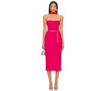 Lovers and Friends MIDI-KLEID DOMINIQUE in Pink