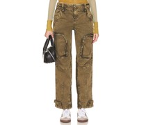 Free People x We The Free Can't Compare Slouch Pant in Olive
