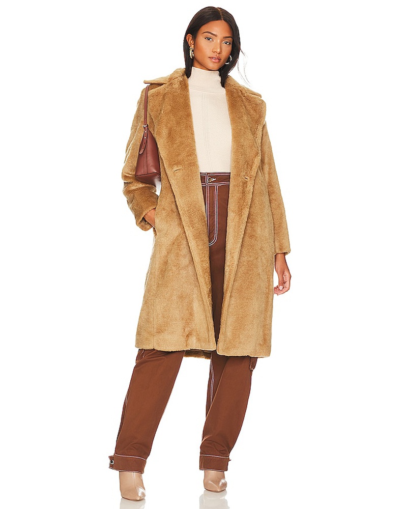 Vince Damen Vince MANTEL FAUX in Tan