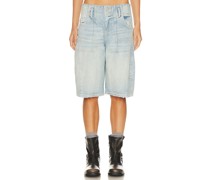 Free People BARREL SHORTS EXTREME MEASURES in Blue