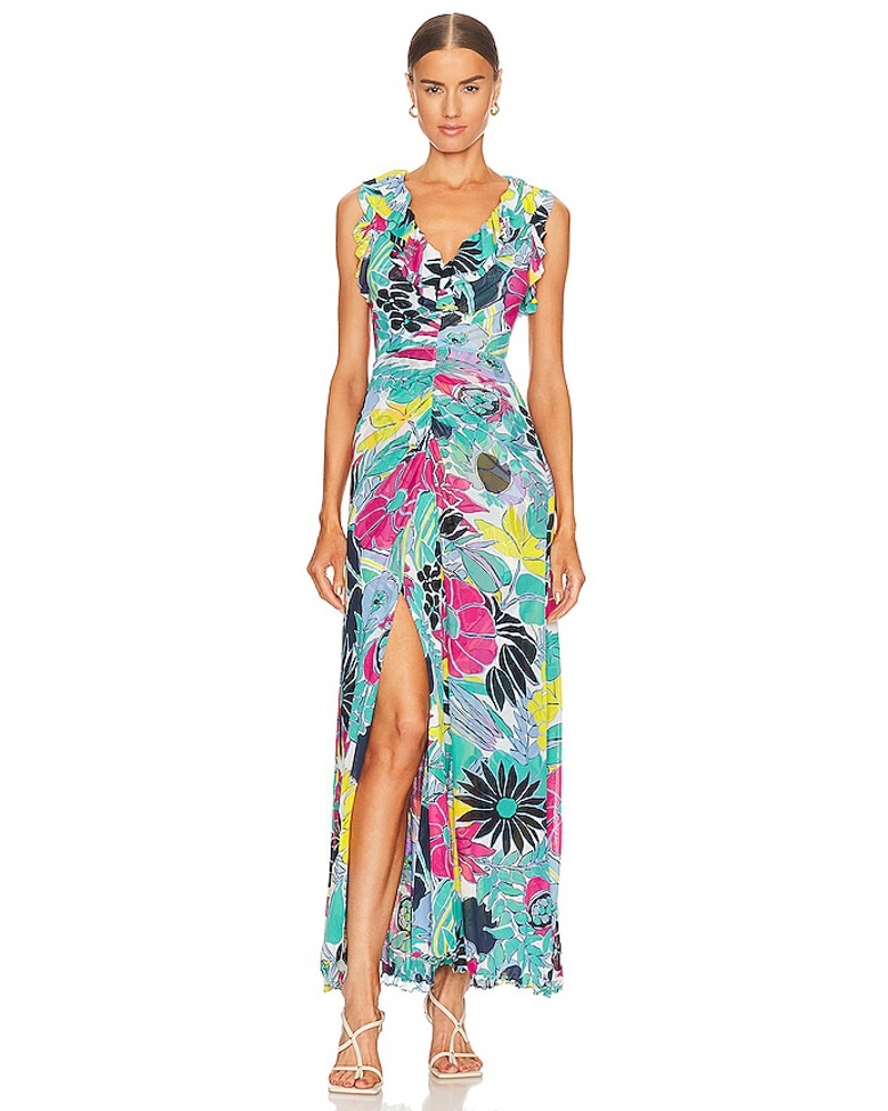 Diane von Furstenberg Damen Diane von Furstenberg MAXIKLEID SEAN in Teal