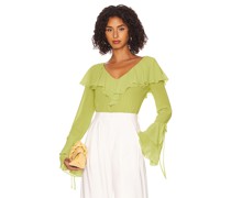 LPA BLUSE ELAINE in Green