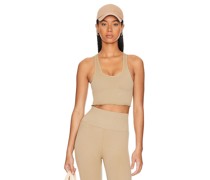 Spiritual Gangster KURZES TOP AMOR in Beige