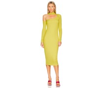 Not Yours To Keep MIDI-KLEID PIA in Lemon
