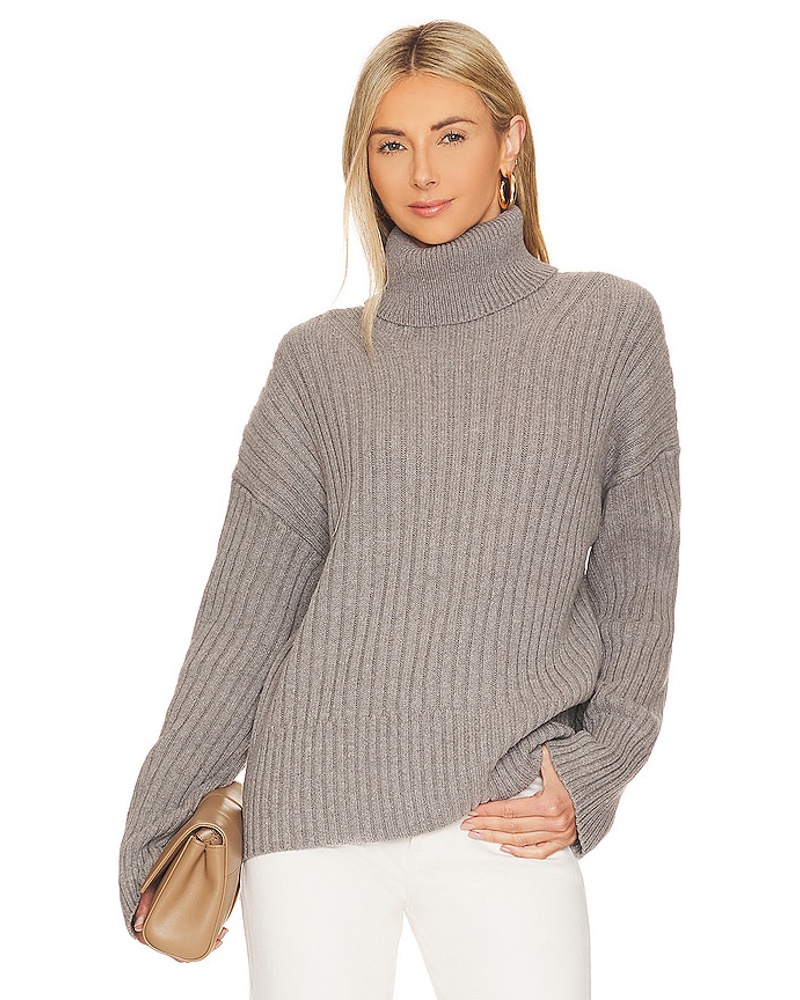 L'ACADEMIE Damen L'Academie ROLLKRAGEN AMIAS in Grey