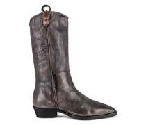 Free People X We The Free Maverick Distressed Tall Boot in Grey