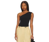 Commando BODY BALLET ONE SHOULDER in Black.