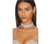 Nue Studio CHOKER CHARLOTTE in Metallic Silver.