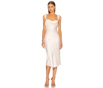 Michael Costello MIDI-KLEID KYLEN in Ivory