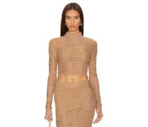 ROCOCO SAND CROP-TOP in Nude