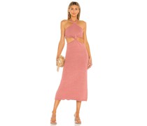 Cult Gaia MIDI-KLEID CAMERON in Rose