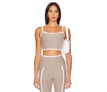 Beyond Yoga TOP SPACEDYE NEW MOVES in Taupe