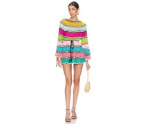 My Beachy Side x REVOLVE Crochet Rainbow Dress in Blue.
