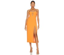 Bardot MIDI-KLEID BRISA in Orange