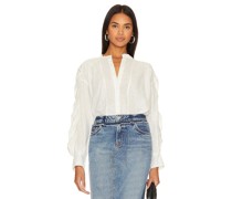 Free People OBERTEIL MIT KNOPFVERSCHLUSS MARAYA in White