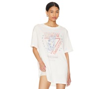 The Laundry Room OVERSIZED-SHIRT AMERICAN BEER WOLF in White