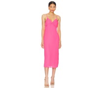 krisa MIDI-KLEID in Fuchsia