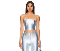 ROTATE TAILLIERTES CROPPED-TOP in Baby Blue