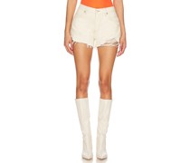 Free People JEANS-SHORTS NOW OR NEVER in Cream