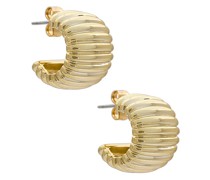 joolz by Martha Calvo CREOLEN DEMI in Metallic Gold.
