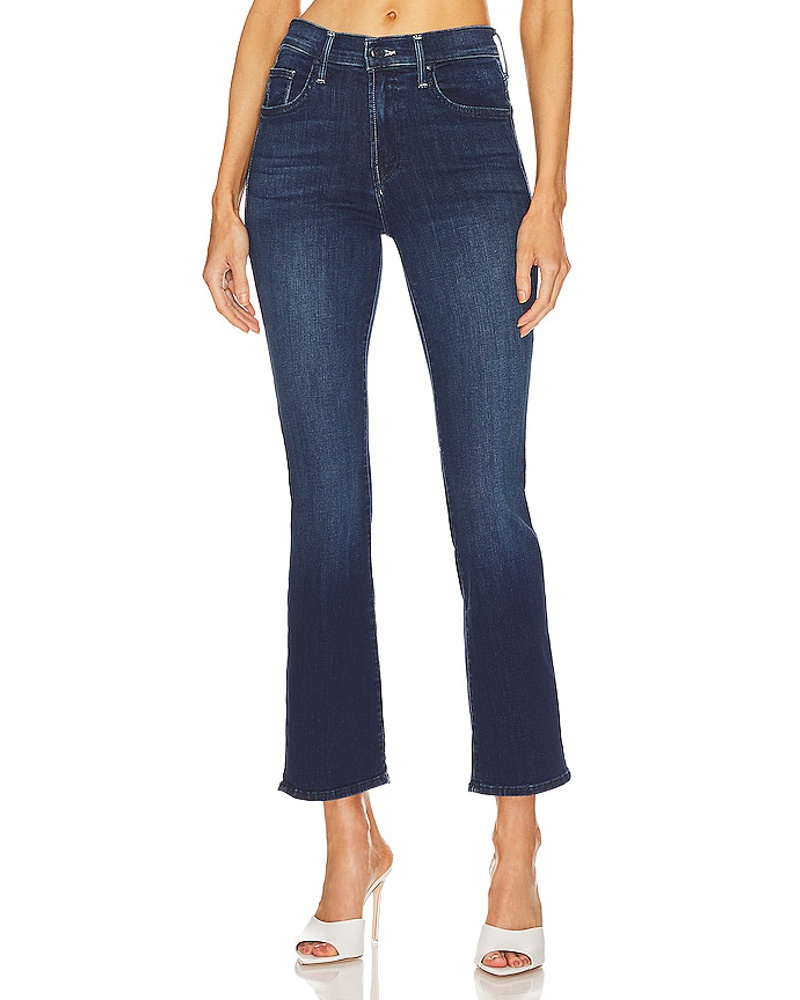 Mother Damen MOTHER STRAIGHT-FIT-JEANS INSIDER in Blue