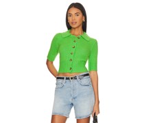 BLANCA STRICK-TOP SARA in Green