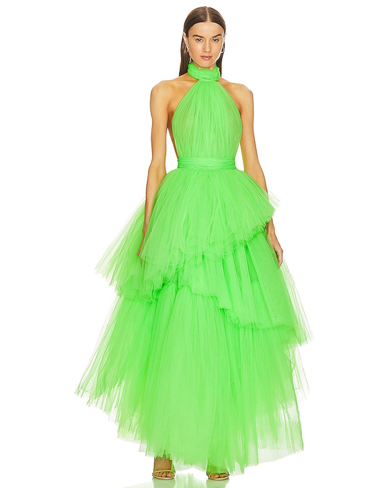 BRONX AND BANCO Damen Bronx and Banco ABENDKLEID ANNA in Green BRONX AND BANCO Damen Bronx and Banco ABENDKLEID ANNA in Green