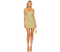 For Love & Lemons KLEID SIMONE in Green