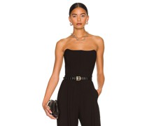 The Sei ABGERUNDETES BUSTIER-TOP in Black