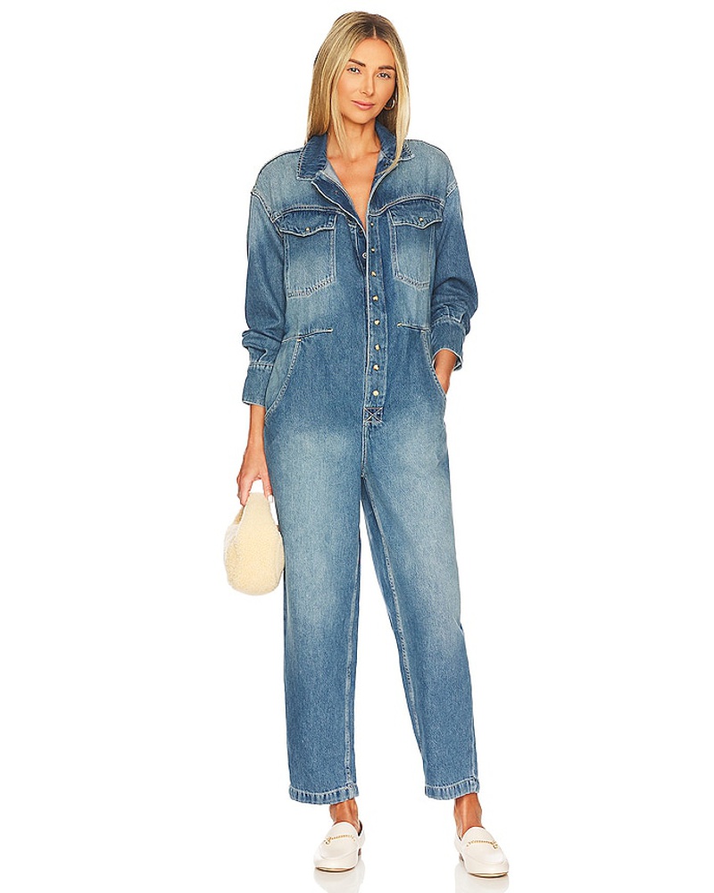 Free People Damen Free People JUMPSUIT in Blue