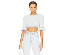 WeWoreWhat JEANS-OBERTEIL CROPPED in Blue