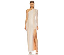Michael Costello KLEID BERTHE in Ivory