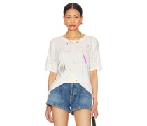 Michael Lauren SHIRT BRAN in White