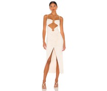 Camila Coelho MIDI-KLEID YASMEEN in Neutral