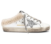 Golden Goose SNEAKERS SUPERSTAR SABOT SHEARLING in White