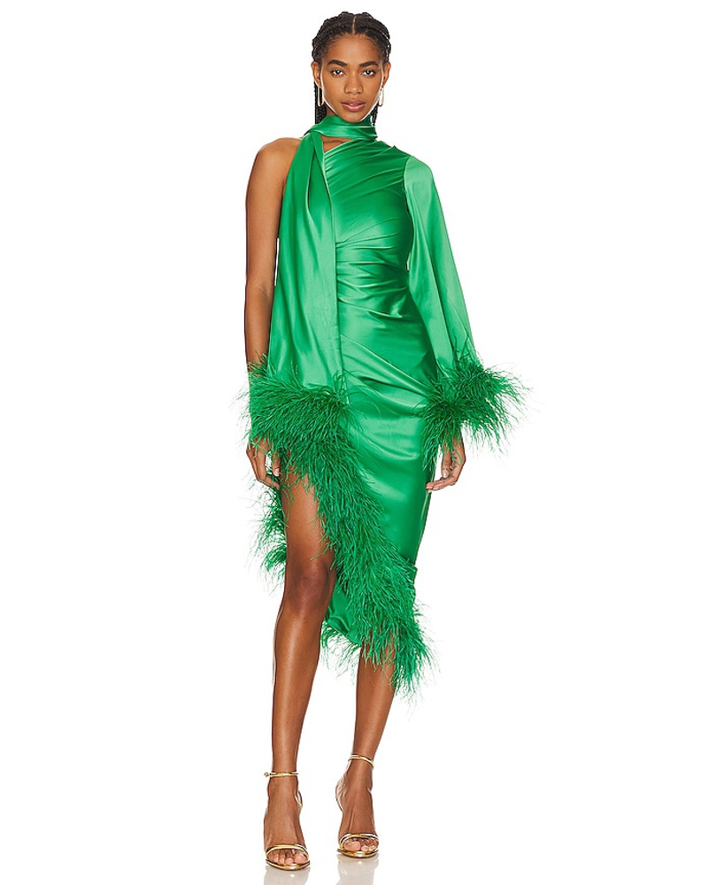 Pat Bo Damen PatBO KLEID OSCAR in Green