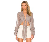 Tularosa TOP MIT BINDE-DETAIL TATUM in Pink