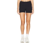 YEAR OF OURS BIKER-SHORTS RIBBED 3 in Black