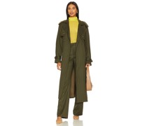 Favorite Daughter TRENCHCOAT CHARLES in Dark Green