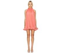 PatBO MINIKLEID PLEATED in Coral