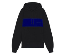 Helmut Lang HOODIE FLOCKED in Black