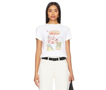 RE/DONE KLASSISCHES T-SHIRT PURE BLISS CLASSIC TEE in White
