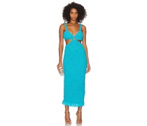 SAYLOR MIDI-KLEID KELLYN in Blue