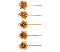 Jennifer Behr HAARKLEMMEN-SET ZETA in Metallic Gold.