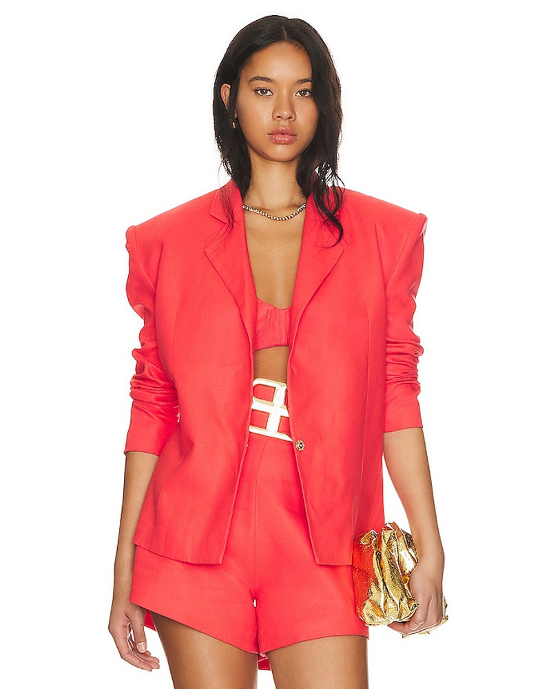 BRONX AND BANCO Damen Bronx and Banco BLAZER CAPRI in Coral