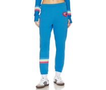 Lauren Moshi SWEATHOSEN ALANA CANDY LIP in Blue